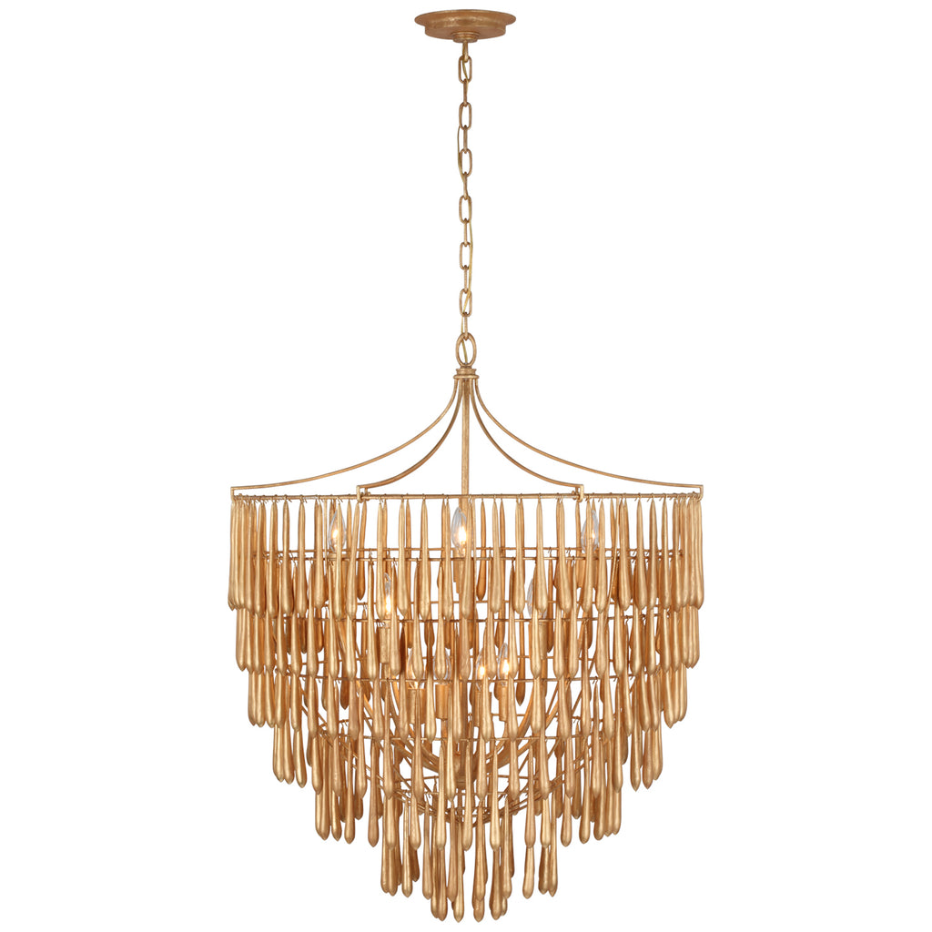 Visual Comfort Signature Canada - JN 5132AGL - LED Chandelier - Vacarro - Antique Gold Leaf