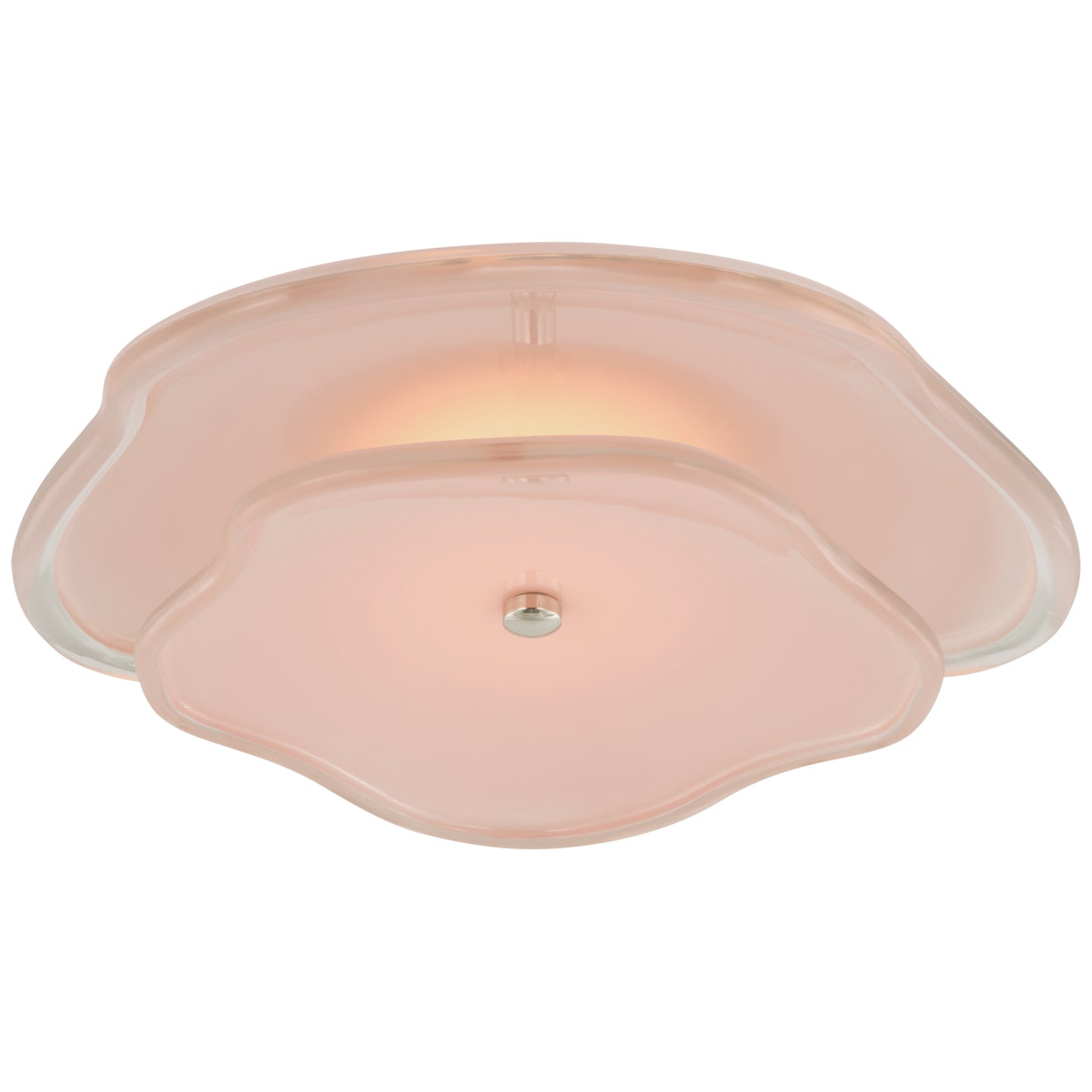Visual Comfort Signature Canada - KS 2064PN-BLS - LED Flush Mount - Leighton - Polished Nickel