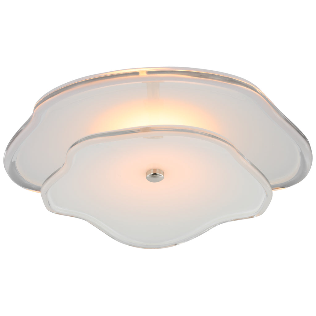 Visual Comfort Signature Canada - KS 2064PN-CRE - LED Flush Mount - Leighton - Polished Nickel