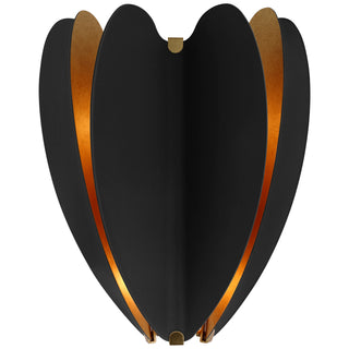 Visual Comfort Signature Canada - KS 2130BLK/G - LED Wall Sconce - Danes - Matte Black and Gild