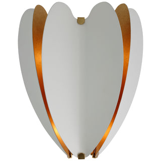 Visual Comfort Signature Canada - KS 2130WHT/G - LED Wall Sconce - Danes - Matte White and Gild