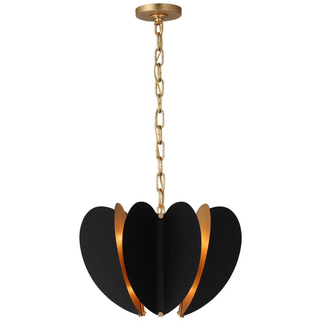 Visual Comfort Signature Canada - KS 5130BLK/G - LED Chandelier - Danes - Matte Black and Gild