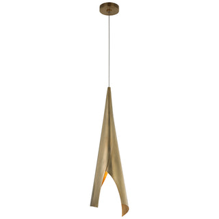Visual Comfort Signature Canada - KW 5632AB - LED Pendant - Piel - Antique-Burnished Brass