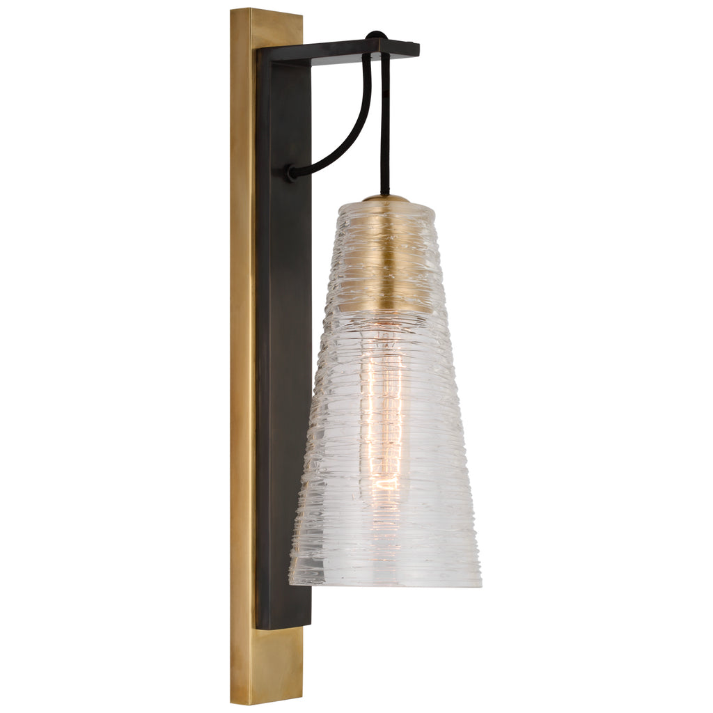 Visual Comfort Signature Canada - S 2348BZ/SB-CRG - LED Wall Sconce - Reve - Bronze and Soft Brass