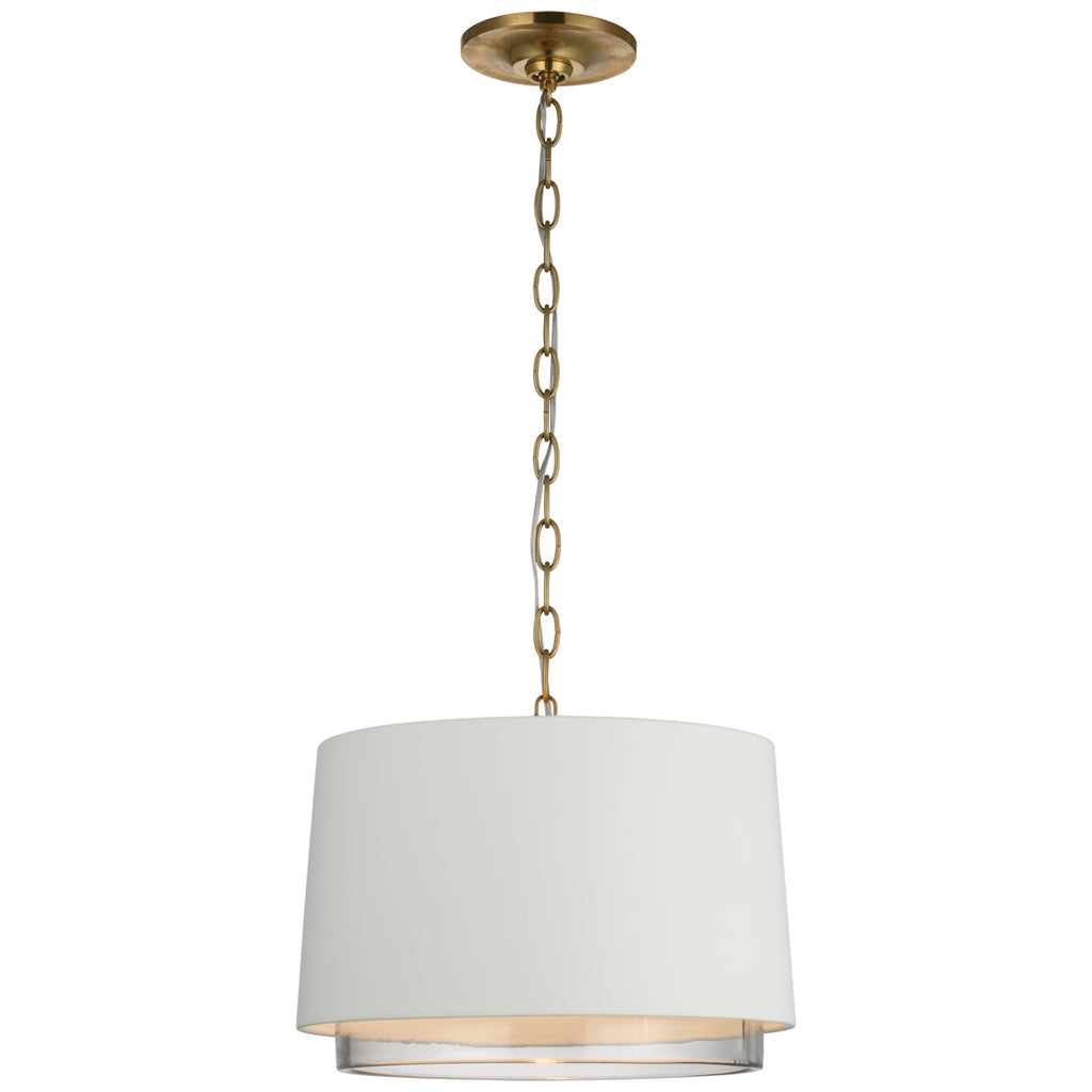 Visual Comfort Signature Canada - S 5121WHT/CG - LED Pendant - Sydney - Soft Brass