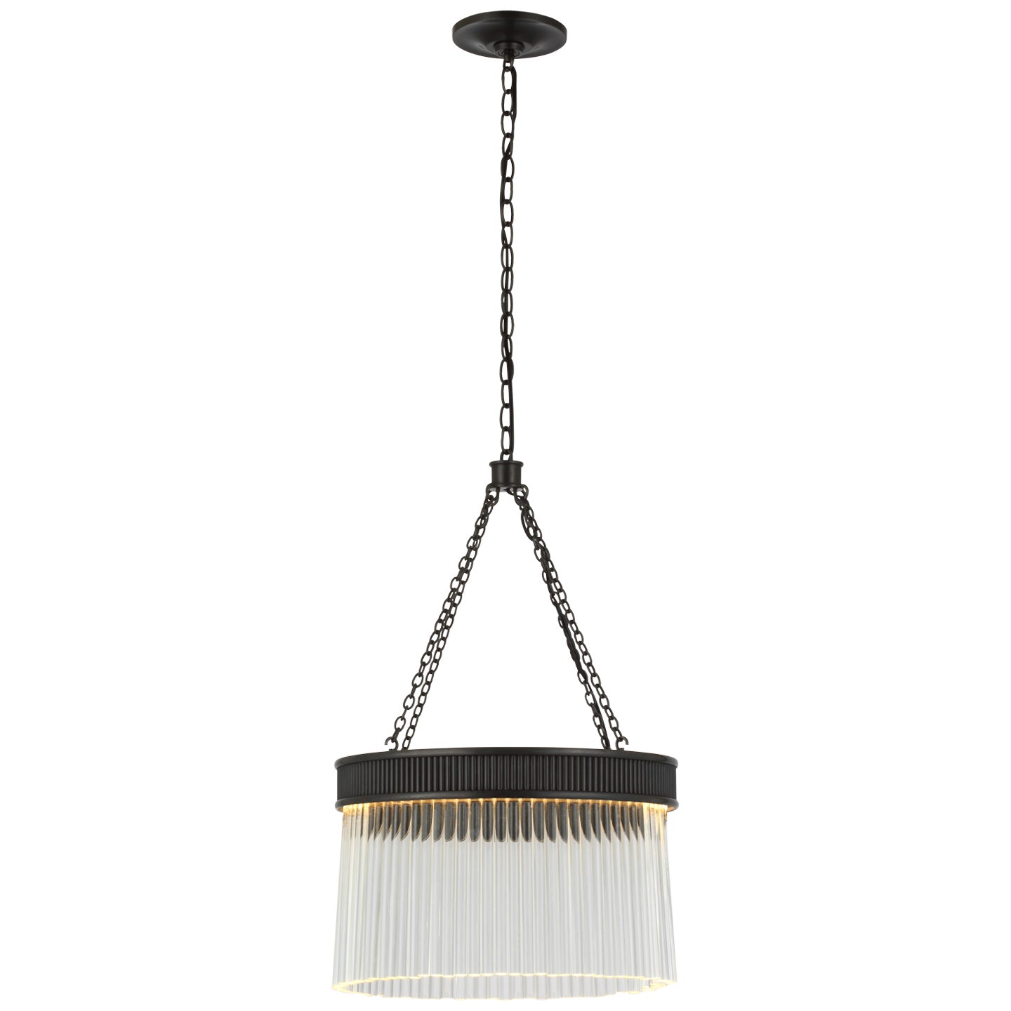 Visual Comfort Signature Canada - S 5171BZ-CG - LED Chandelier - Menil - Bronze