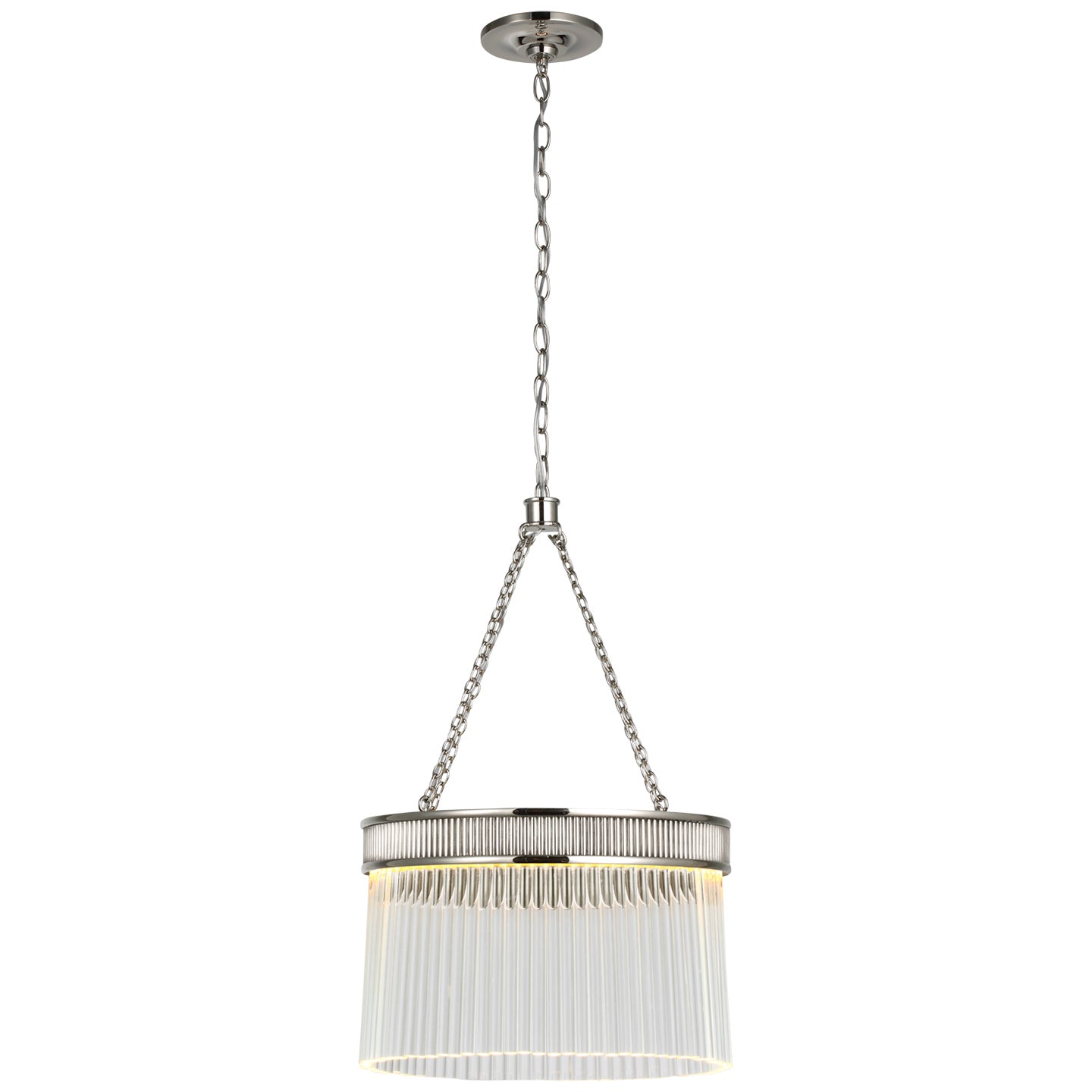 Visual Comfort Signature Canada - S 5171PN-CG - LED Chandelier - Menil - Polished Nickel