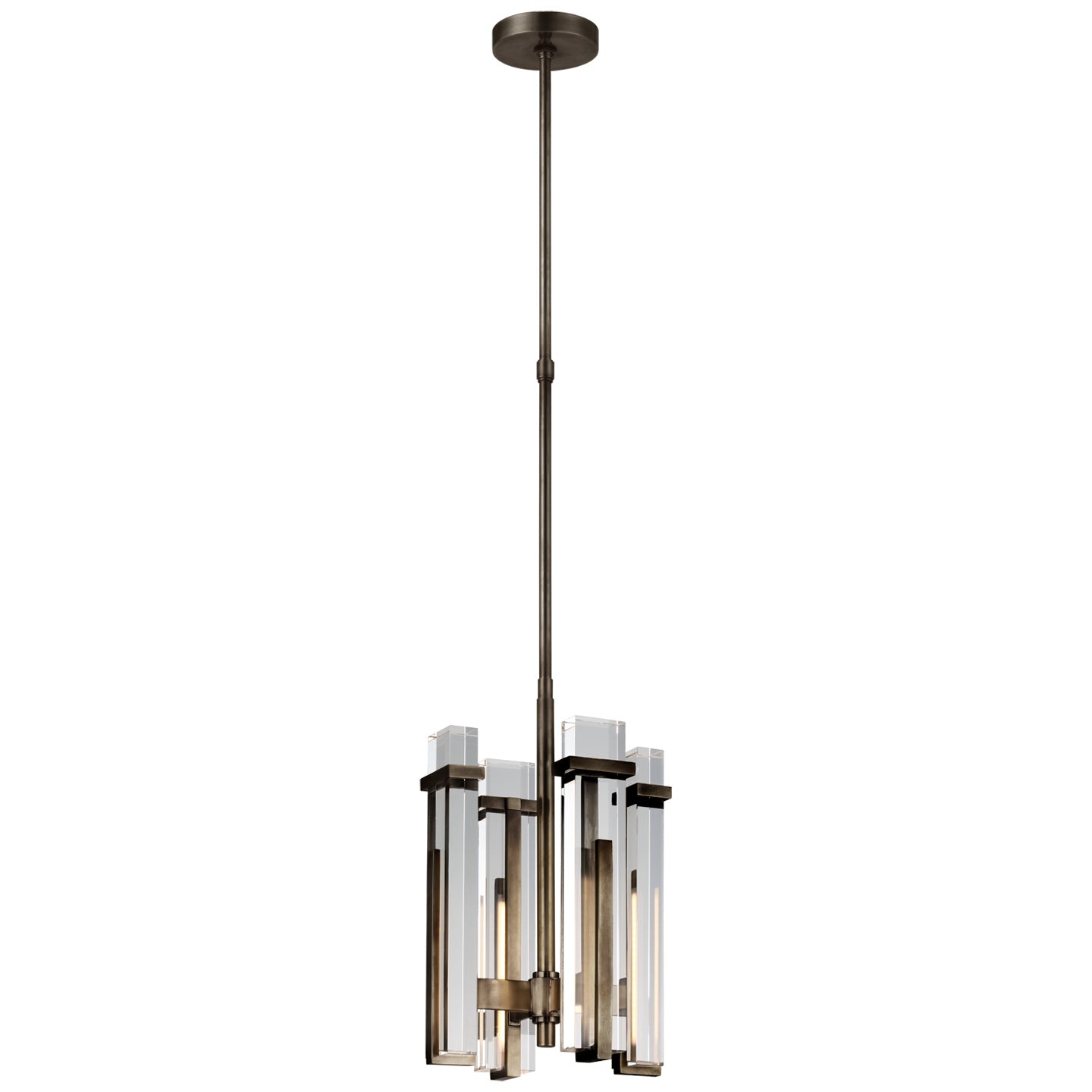Visual Comfort Signature Canada - S 5910BZ-CG - LED Chandelier - Malik - Bronze