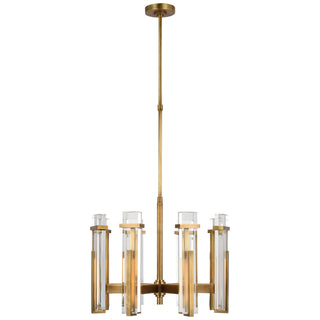 Visual Comfort Signature Canada - S 5911HAB-CG - LED Chandelier - Malik - Hand-Rubbed Antique Brass
