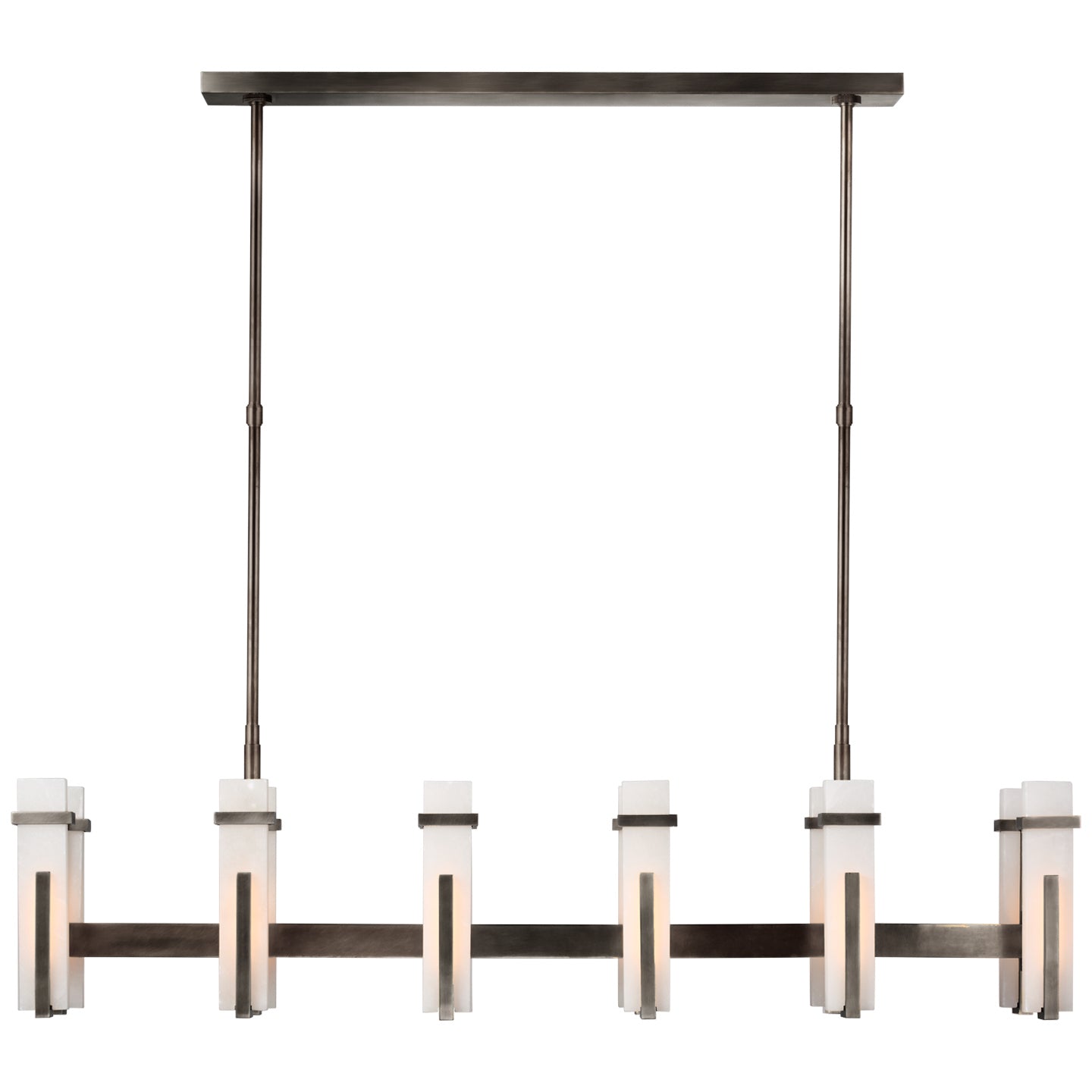Visual Comfort Signature Canada - S 5915BZ-ALB - LED Linear Chandelier - Malik - Bronze