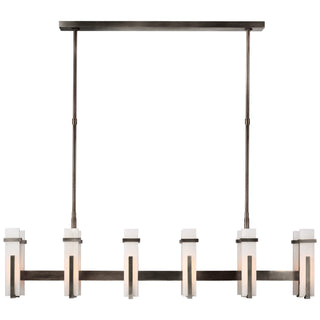 Visual Comfort Signature Canada - S 5915BZ-ALB - LED Linear Chandelier - Malik - Bronze