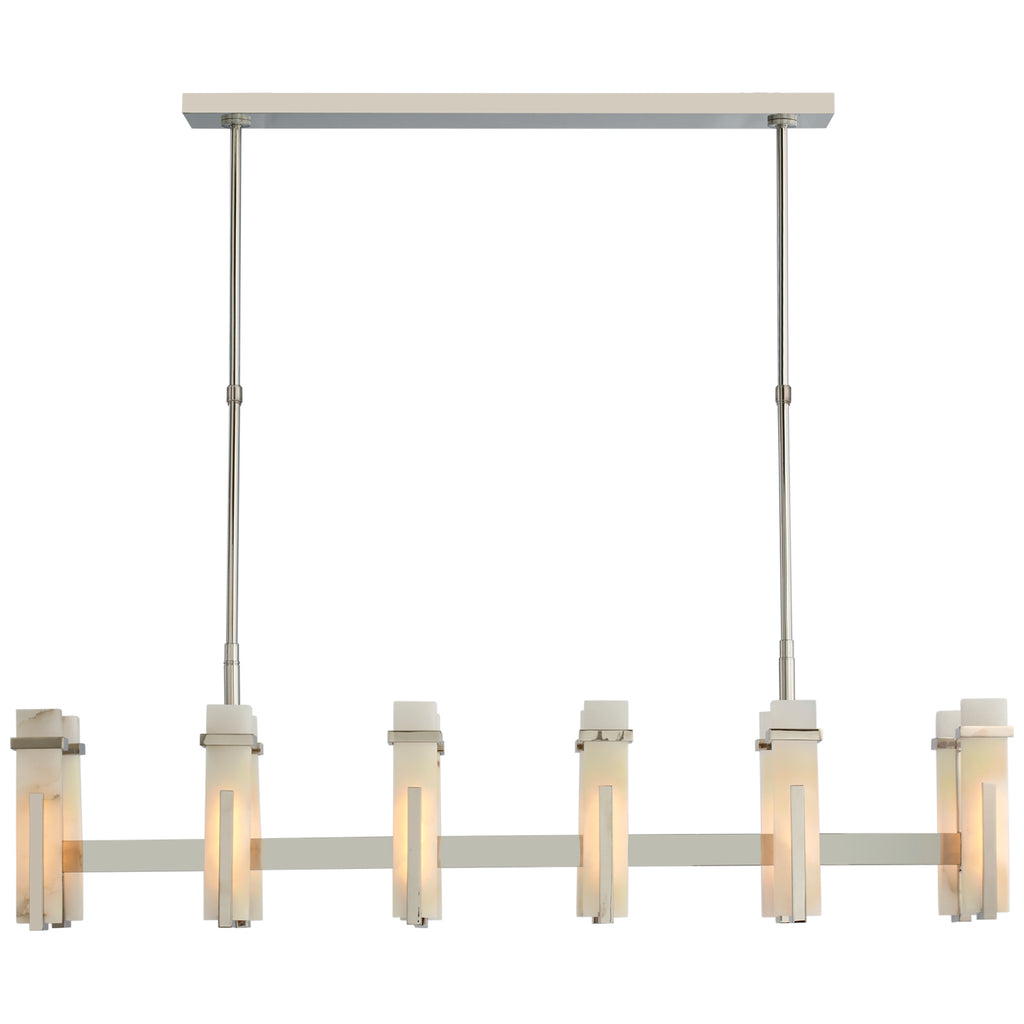 Visual Comfort Signature Canada - S 5915PN-ALB - LED Linear Chandelier - Malik - Polished Nickel