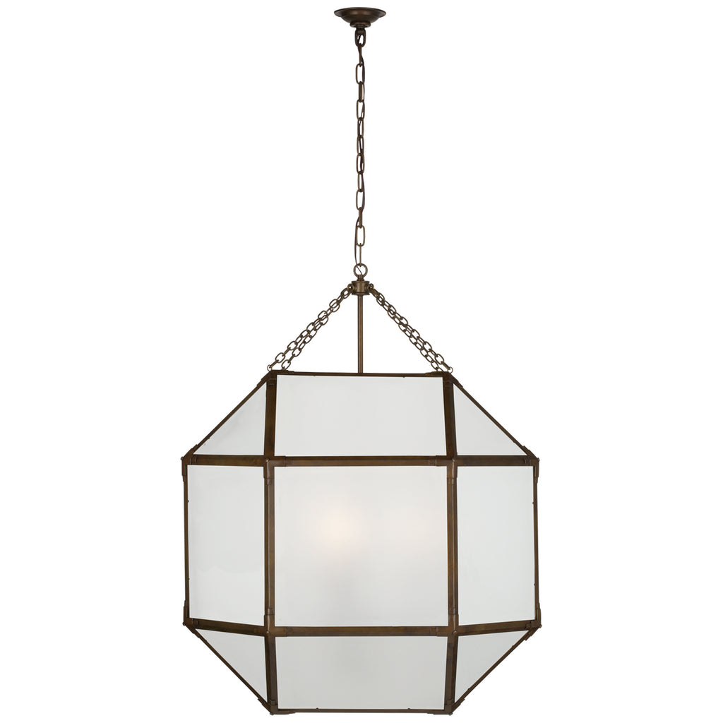Visual Comfort Signature Canada - SK 5034AZ-FG - LED Lantern - Morris - Antique Zinc