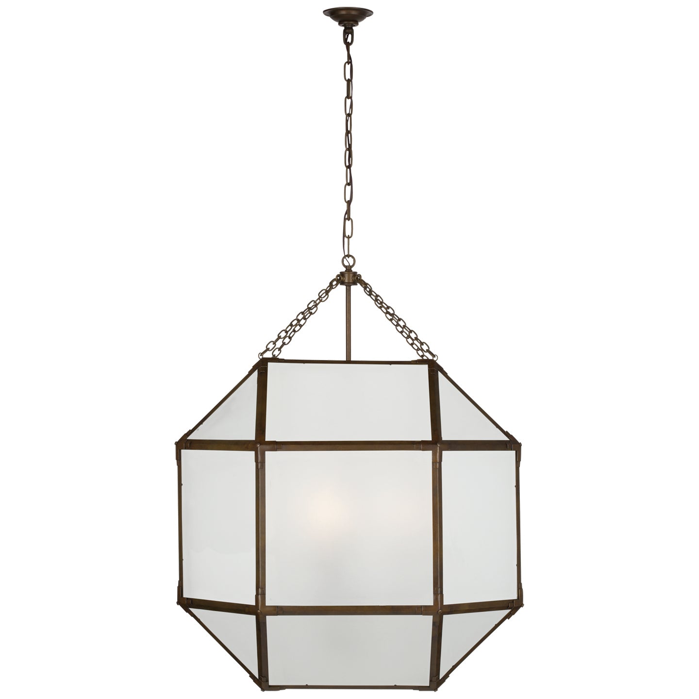 Visual Comfort Signature Canada - SK 5034AZ-FG - LED Lantern - Morris - Antique Zinc