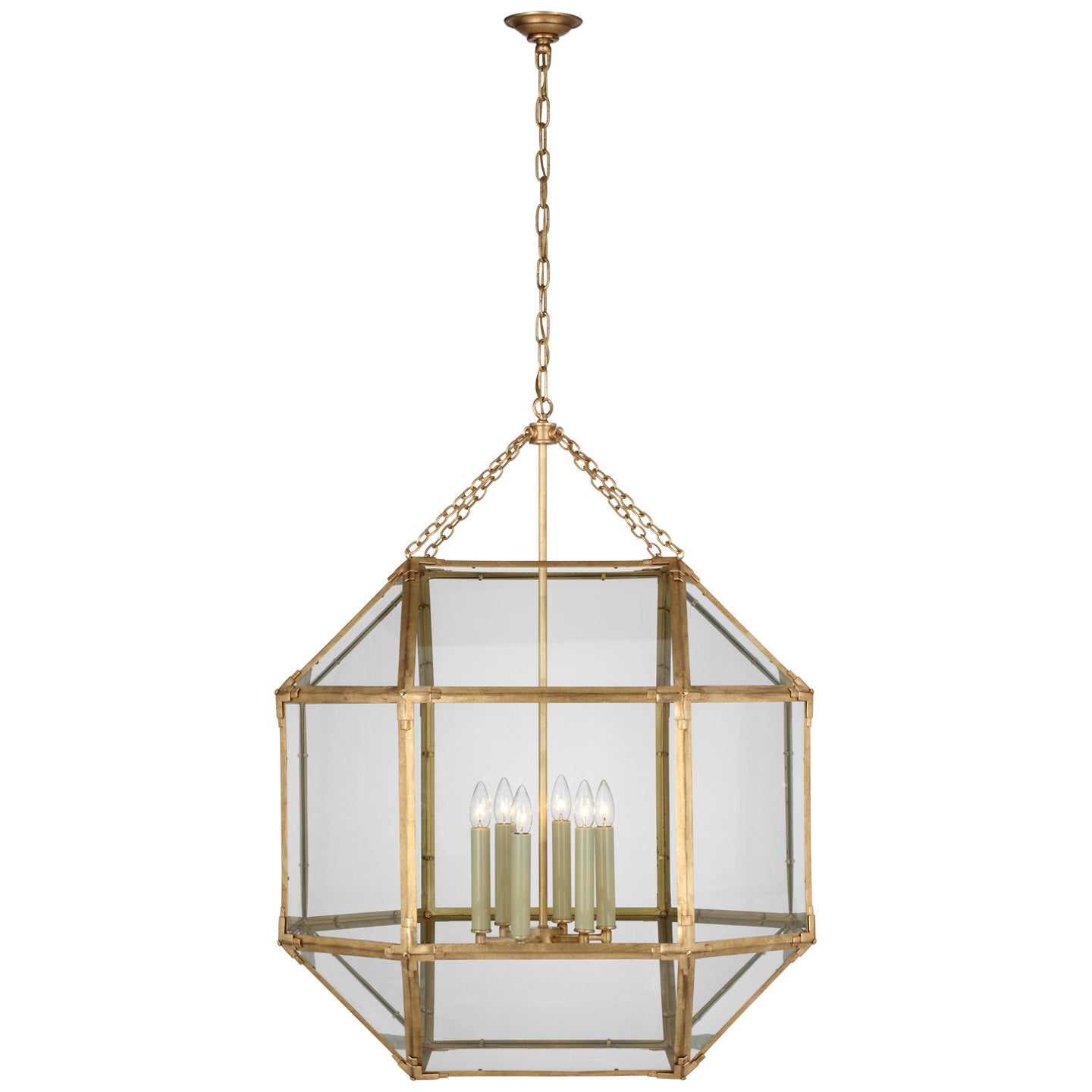 Visual Comfort Signature Canada - SK 5034GI-CG - LED Lantern - Morris - Gilded Iron
