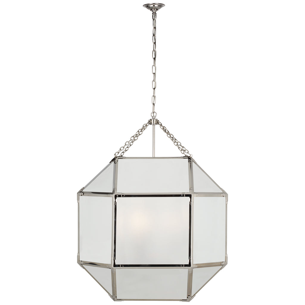 Visual Comfort Signature Canada - SK 5034PN-FG - LED Lantern - Morris - Polished Nickel