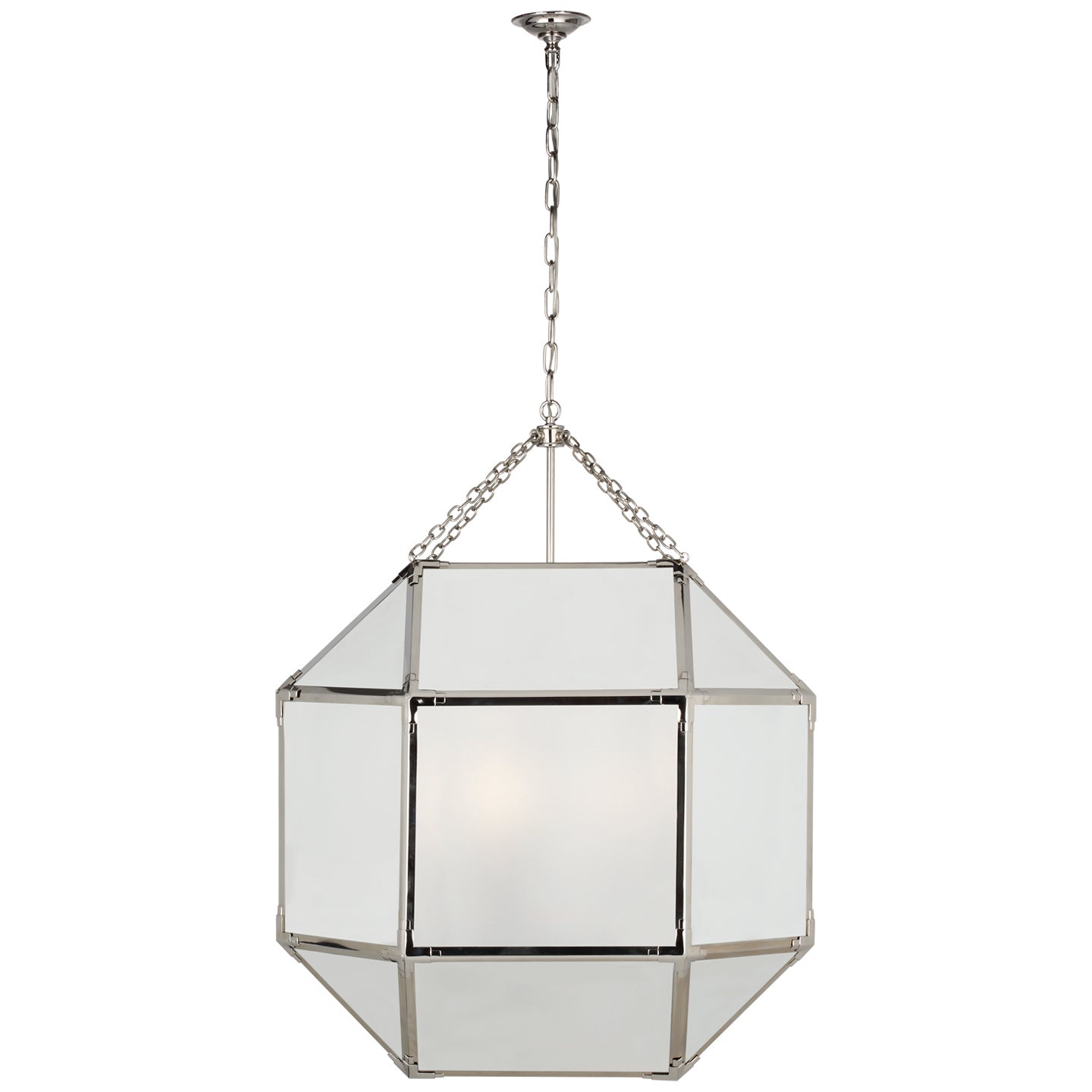 Visual Comfort Signature Canada - SK 5034PN-FG - LED Lantern - Morris - Polished Nickel