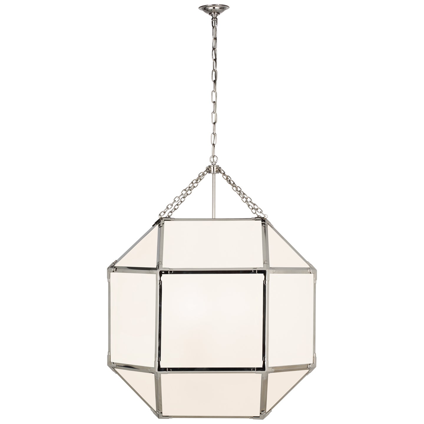 Visual Comfort Signature Canada - SK 5034PN-WG - LED Lantern - Morris - Polished Nickel