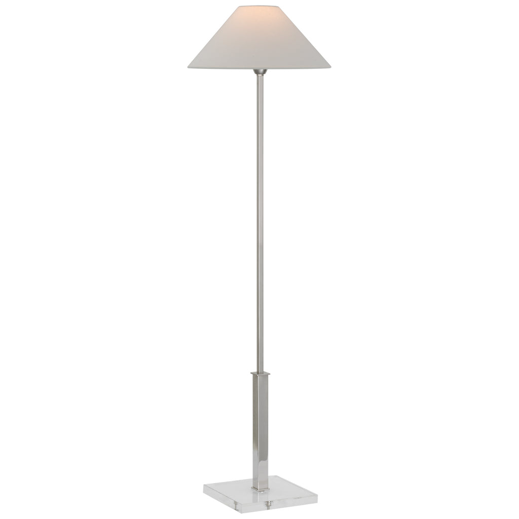 Visual Comfort Signature Canada - SP 1510PN/CG-L - LED Floor Lamp - Asher - Polished Nickel and Crystal