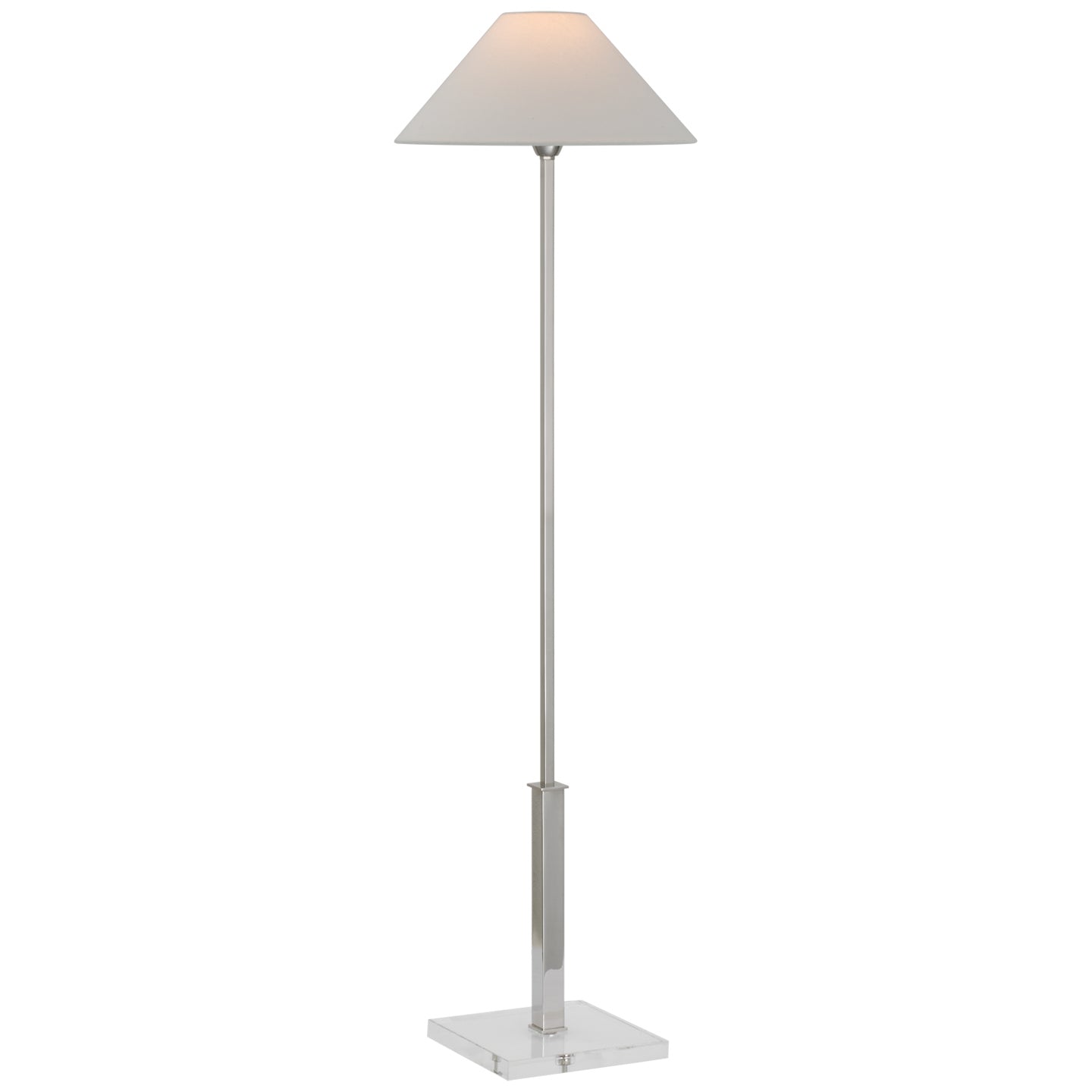 Visual Comfort Signature Canada - SP 1510PN/CG-L - LED Floor Lamp - Asher - Polished Nickel and Crystal