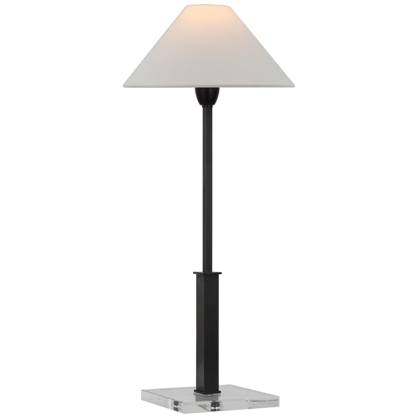 Visual Comfort Signature Canada - SP 3510BZ/CG-L - LED Table Lamp - Asher - Bronze and Crystal