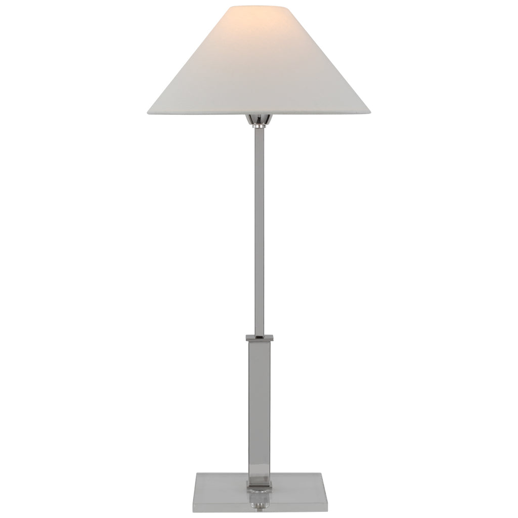 Visual Comfort Signature Canada - SP 3510PN/CG-L - LED Table Lamp - Asher - Polished Nickel and Crystal