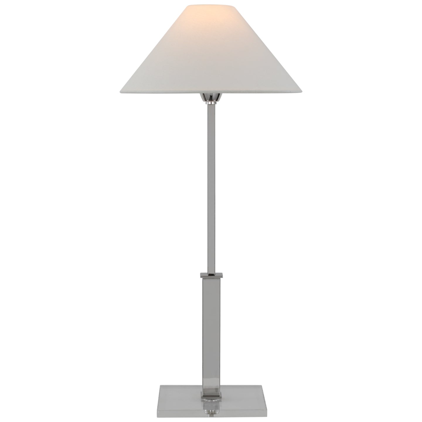 Visual Comfort Signature Canada - SP 3510PN/CG-L - LED Table Lamp - Asher - Polished Nickel and Crystal