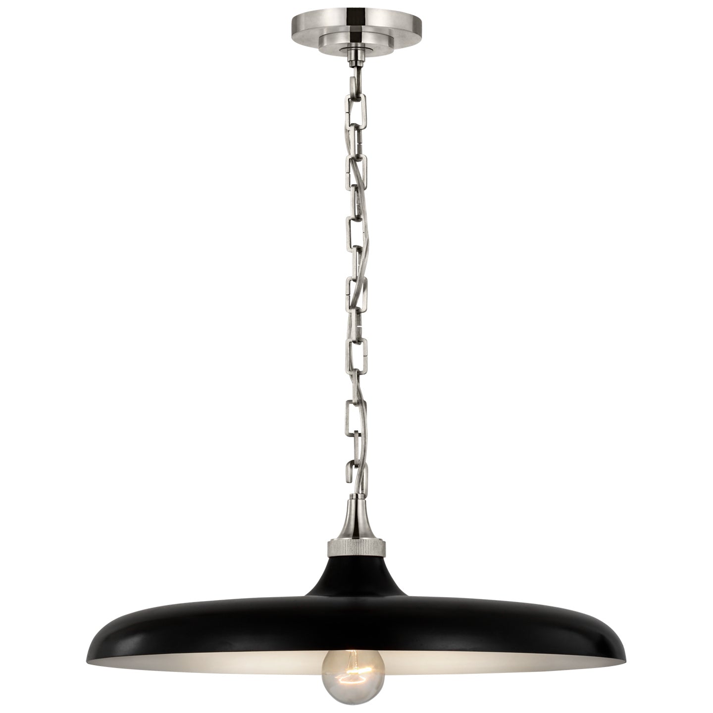 Visual Comfort Signature Canada - TOB 5115PN-AI - LED Pendant - Piatto - Polished Nickel