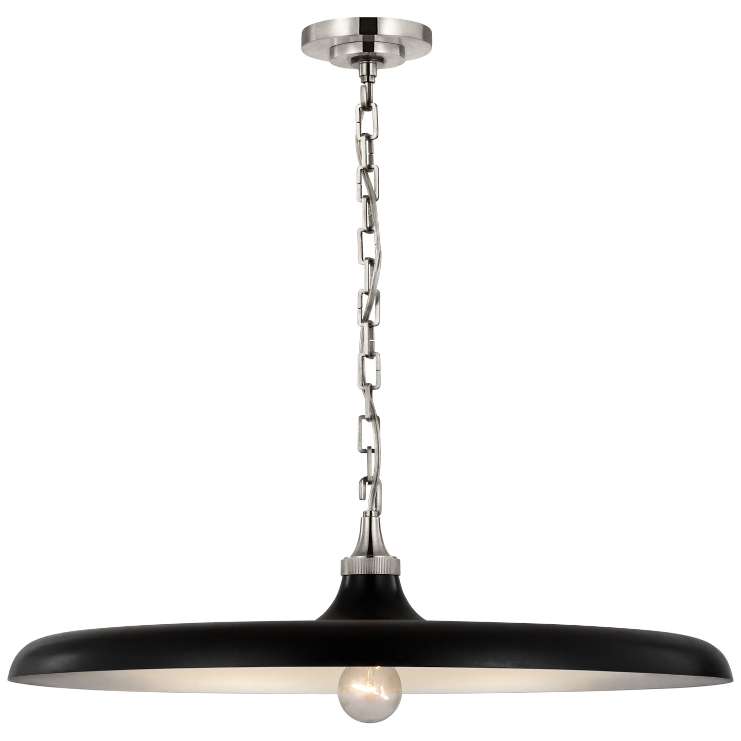 Visual Comfort Signature Canada - TOB 5116PN-AI - LED Pendant - Piatto - Polished Nickel