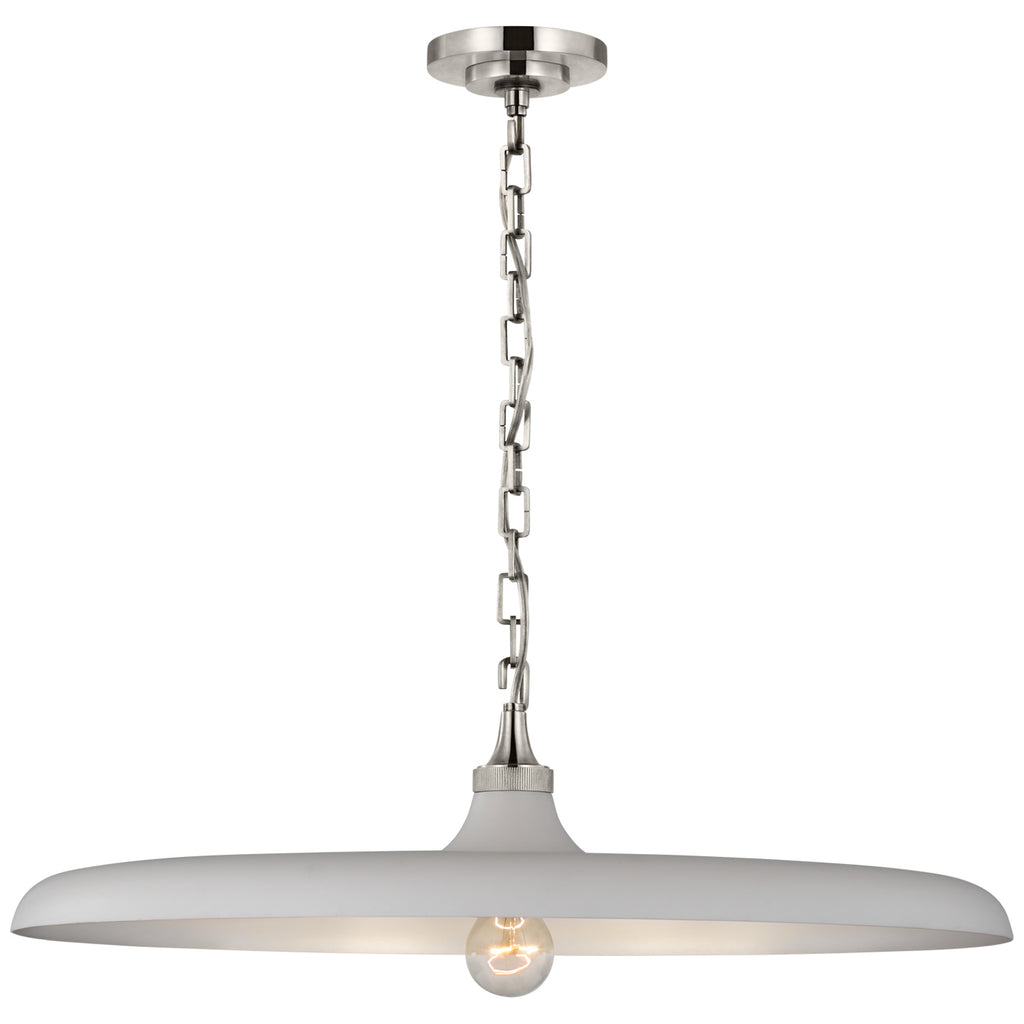 Visual Comfort Signature Canada - TOB 5116PN-PW - LED Pendant - Piatto - Polished Nickel