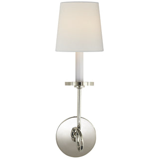 Symmetric Twist One Light Wall Sconce