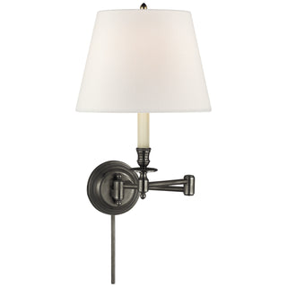 Visual Comfort Signature Canada - S 2010BZ-L - One Light Swing Arm Wall Sconce - Candle Stick - Bronze