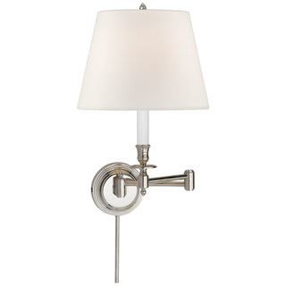Visual Comfort Signature Canada - S 2010PN-L - One Light Swing Arm Wall Sconce - Candle Stick - Polished Nickel