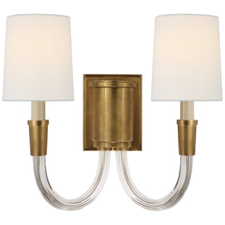 Visual Comfort Signature Canada - TOB 2033HAB-L - Two Light Wall Sconce - Vivian - Hand-Rubbed Antique Brass