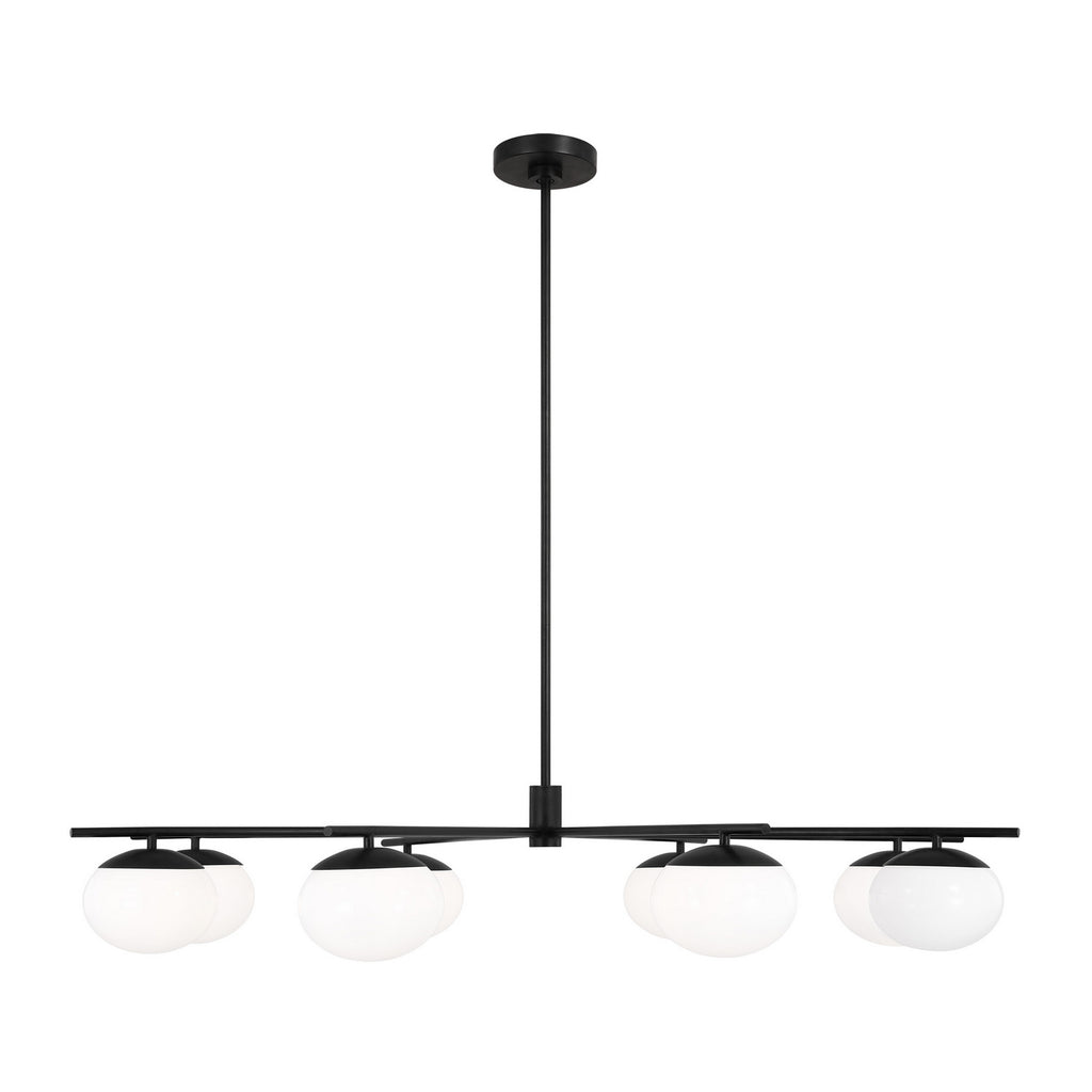 Visual Comfort Studio Canada - EC1258AI - Eight Light Chandelier - Lune - Aged Iron