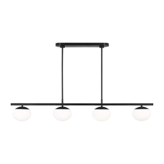 Lune Four Light Linear Chandelier