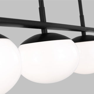 Lune Four Light Linear Chandelier