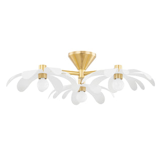 Twiggy Three Light Semi Flush Mount