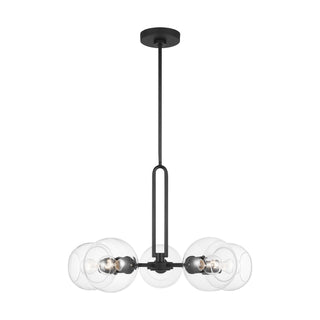 Visual Comfort Studio Canada - 3155705-112 - Five Light Chandelier - Codyn - Midnight Black