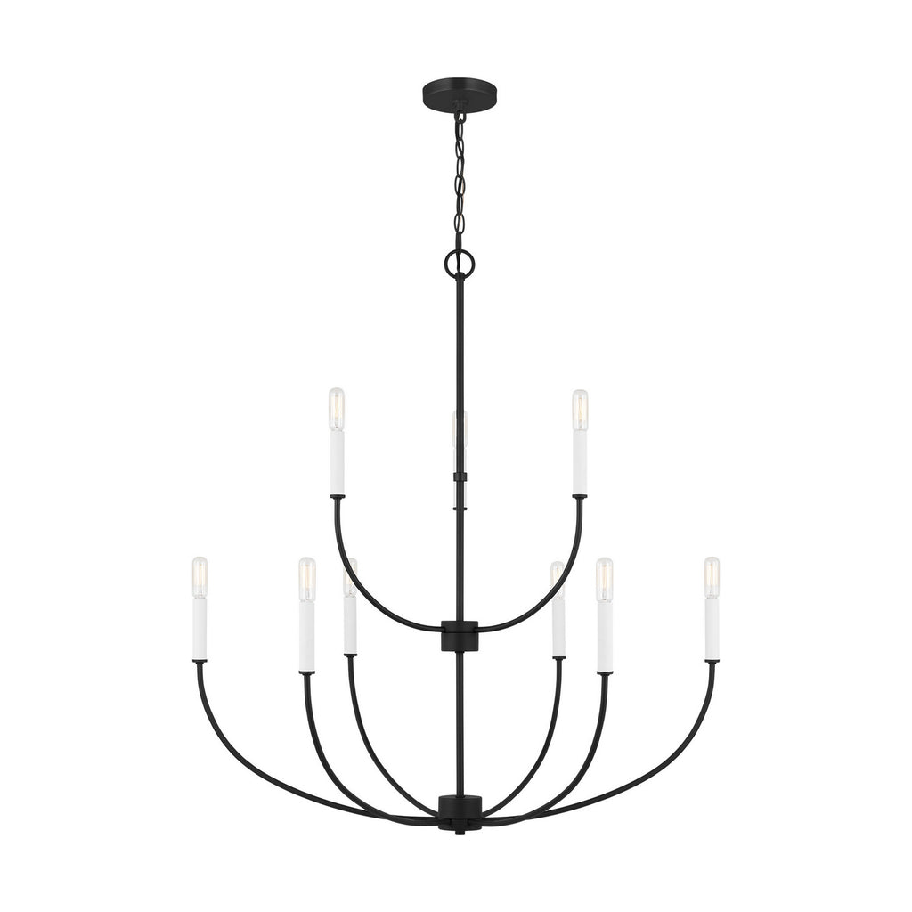 Visual Comfort Studio Canada - 3167109-112 - Nine Light Chandelier - Greenwich - Midnight Black
