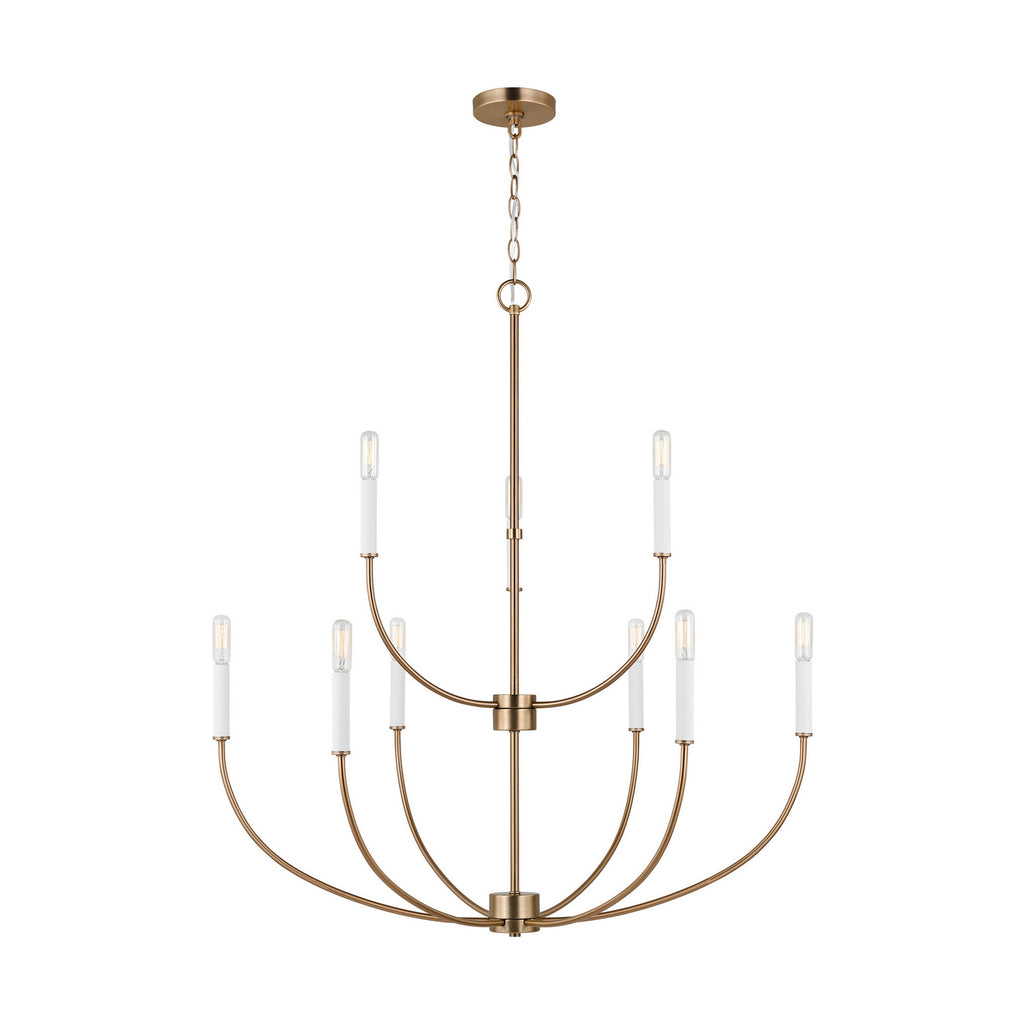 Visual Comfort Studio Canada - 3167109-848 - Nine Light Chandelier - Greenwich - Satin Brass