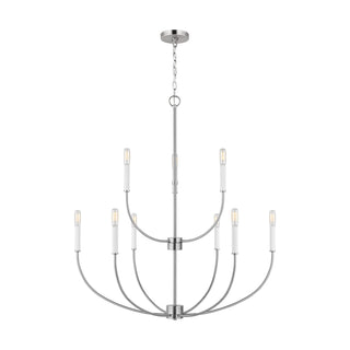 Visual Comfort Studio Canada - 3167109-962 - Nine Light Chandelier - Greenwich - Brushed Nickel
