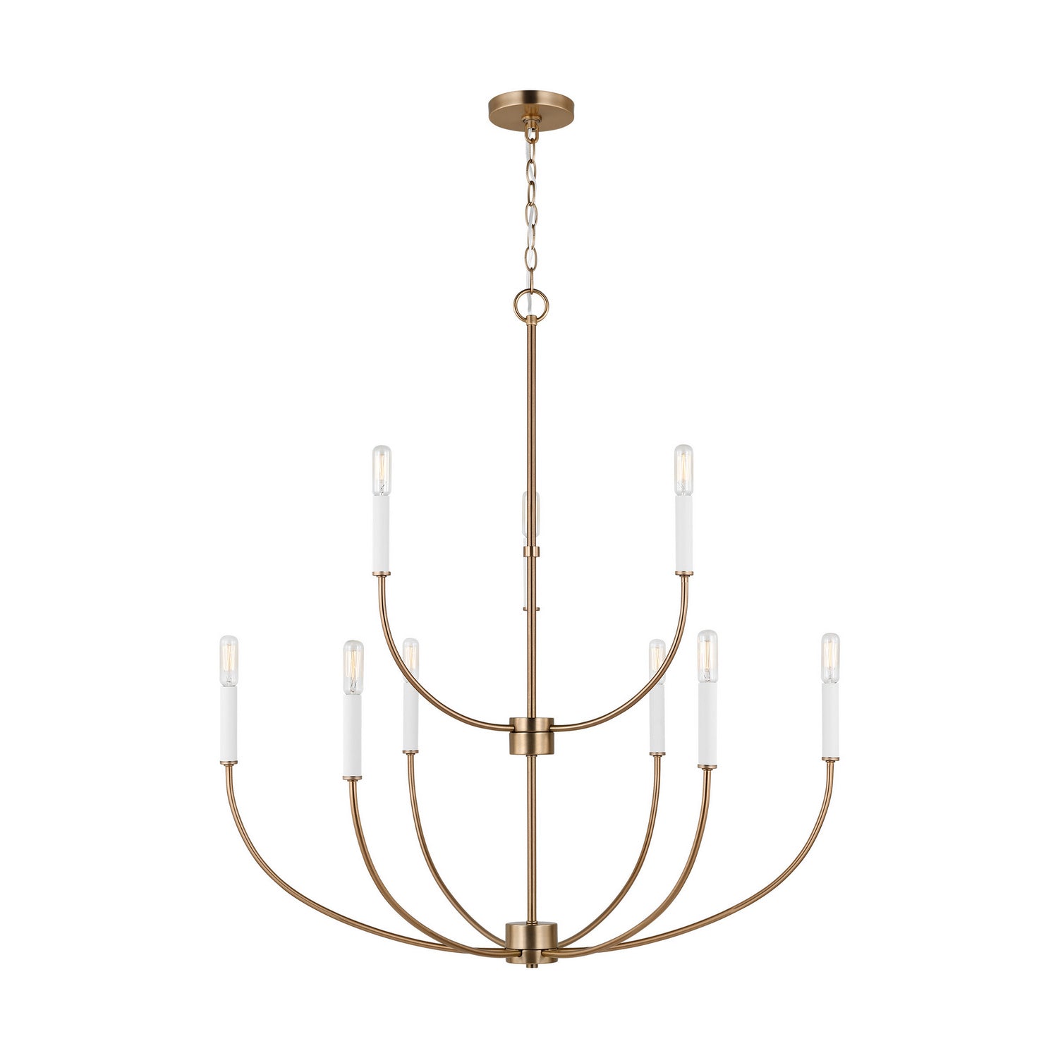 Visual Comfort Studio Canada - 3167109EN-848 - LED Chandelier - Greenwich - Satin Brass