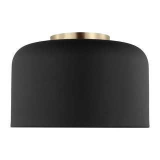 Visual Comfort Studio Canada - 7505401EN3-112 - LED Flush Mount - Malone - Midnight Black