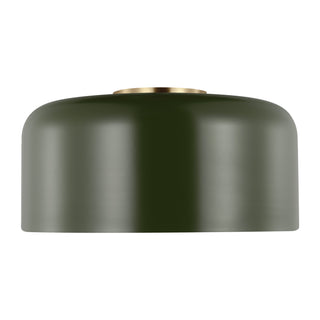 Visual Comfort Studio Canada - 7605401-145 - One Light Flush Mount - Malone - Olive
