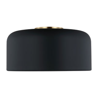 Visual Comfort Studio Canada - 7605401EN3-112 - LED Flush Mount - Malone - Midnight Black