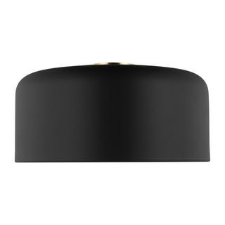 Visual Comfort Studio Canada - 7705401EN3-112 - LED Flush Mount - Malone - Midnight Black