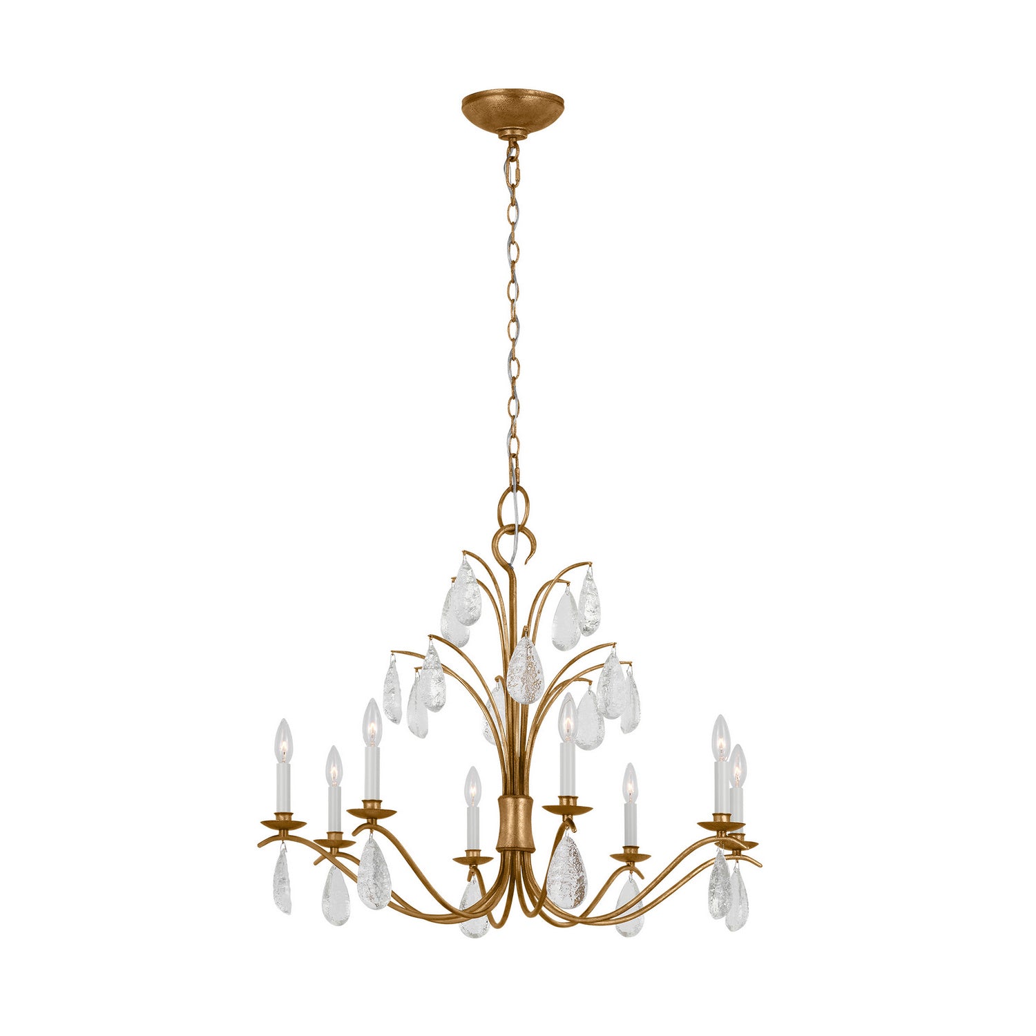Visual Comfort Studio Canada - CC1608ADB - Eight Light Chandelier - Shannon - Antique Gild