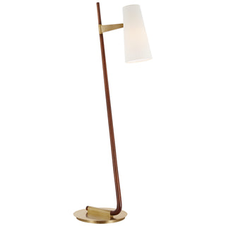 Visual Comfort Signature Canada - ARN 1060MHG/HAB-L - LED Floor Lamp - Katia - Mahogany and Hand-Rubbed Antique Brass