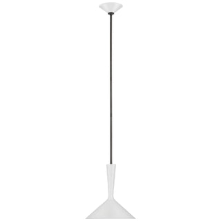 Visual Comfort Signature Canada - ARN 5540WHT/BZ - LED Pendant - Rosetta - Matte White and Bronze